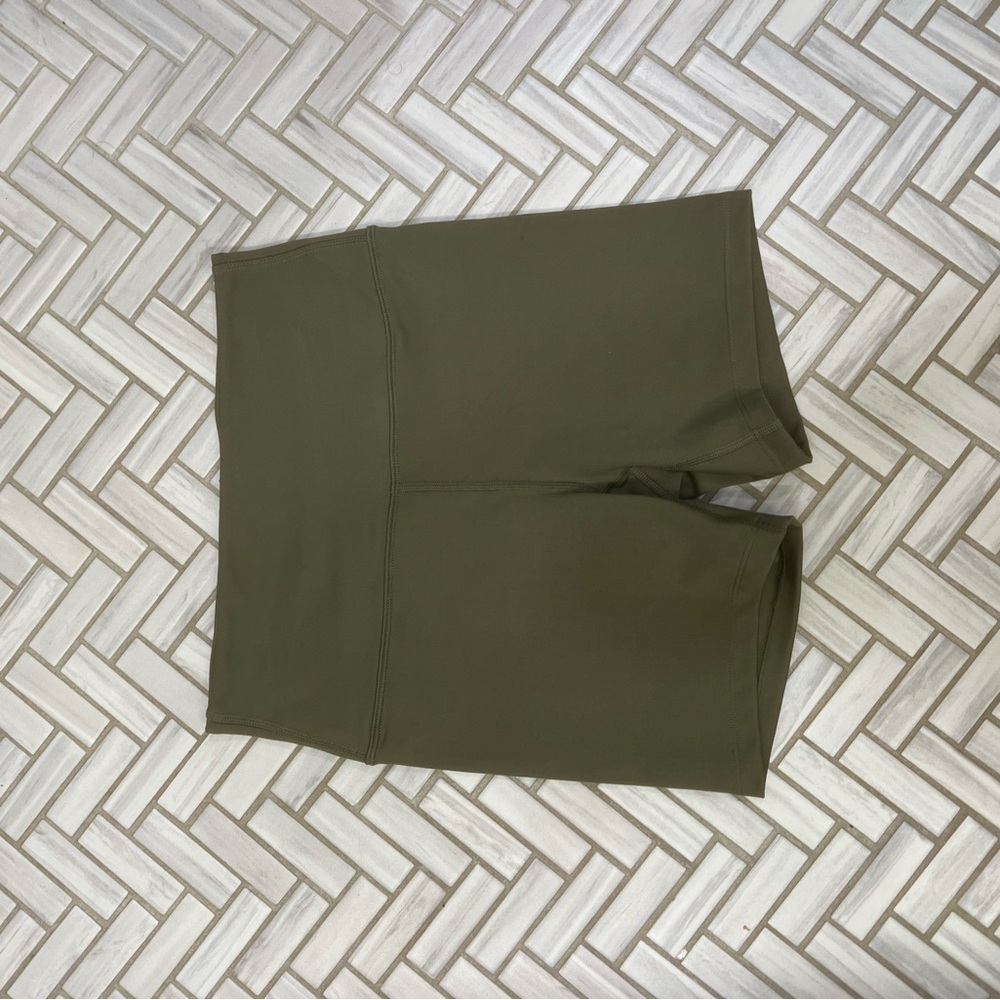 NEW Target biker shorts olive green size S